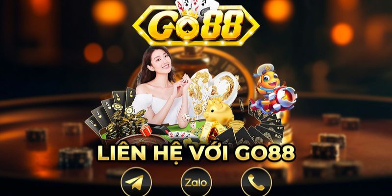 Các cách liên hệ được hỗ trợ bởi Go88