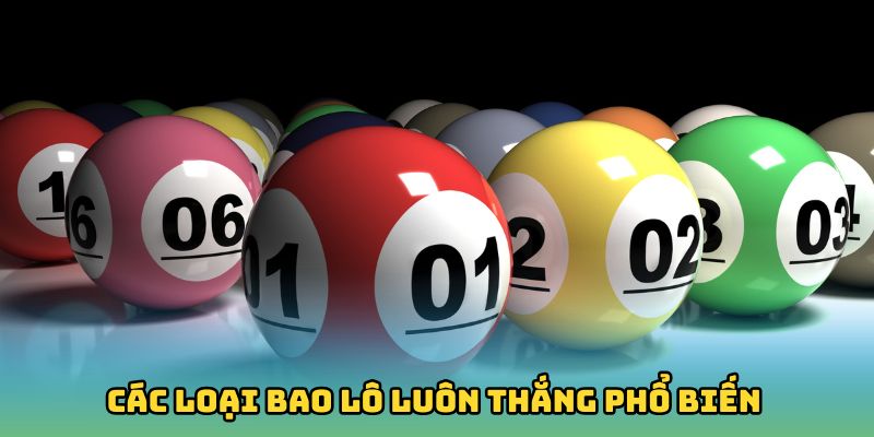 Các loại bao lô luôn thắng phổ biến