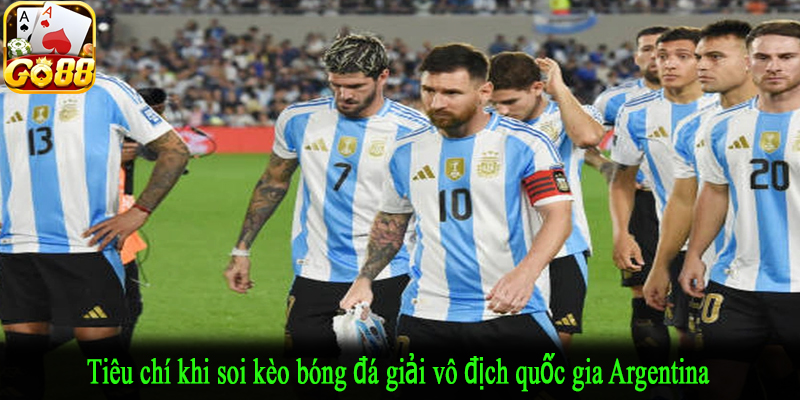 Tiêu chí khi soi kèo bóng đá giải vô địch quốc gia Argentina