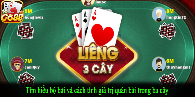 Tìm hiểu bộ bài và cách tính giá trị quân bài trong ba cây