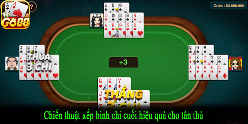 Chiến thuật xếp binh chi cuối hiệu quả cho tân thủ
