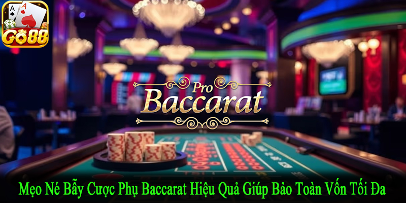 mẹo né bẫy cược phụ baccarat
