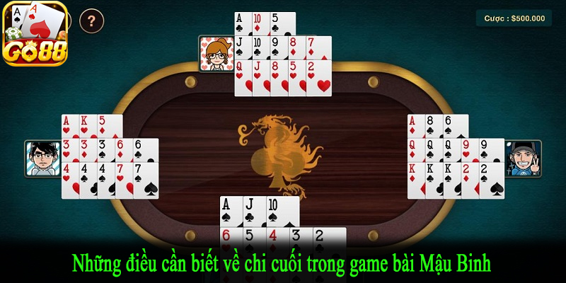 Những điều cần biết về chi cuối trong game bài Mậu Binh